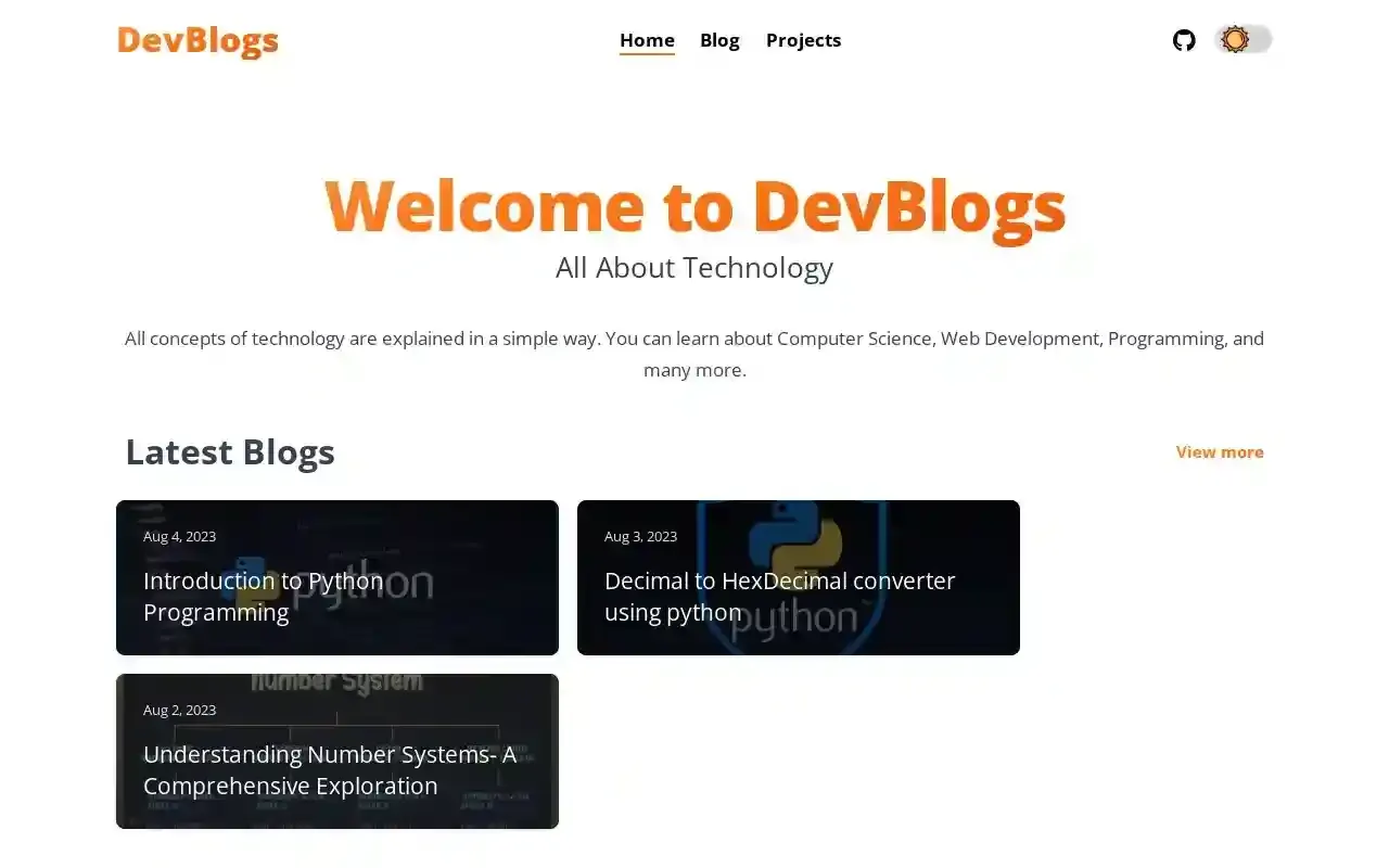 DevBlogs